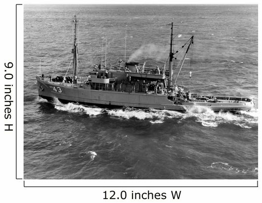 Salvage Ship Uss Recovery Wall Decal