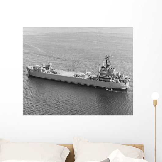 Uss Washtenaw County Moored Wall Decal Design 2