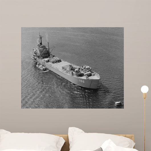 Uss Washtenaw County Moored Wall Decal Design 1