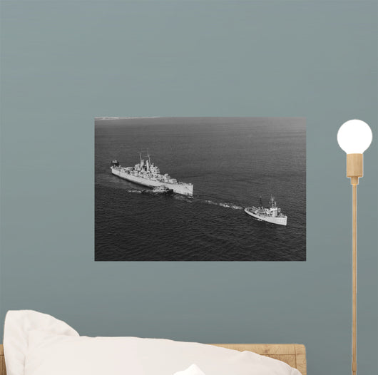 Ex-uss Vincennes Is Towed Wall Decal