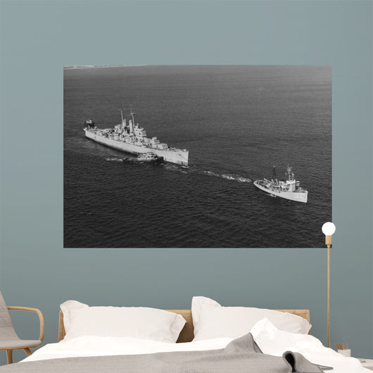 Ex-uss Vincennes Is Towed Wall Decal