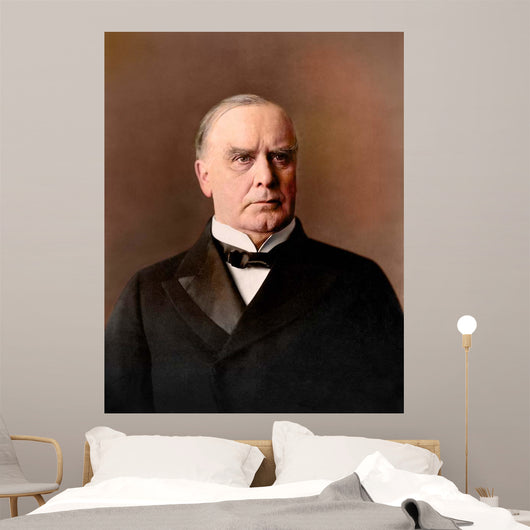 William McKinley Portrait circa Wall Decal Design 1