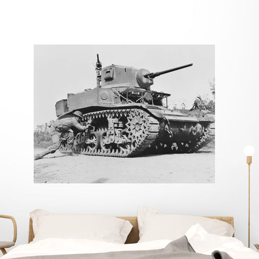 Soldier Places 29 Pound Wall Decal