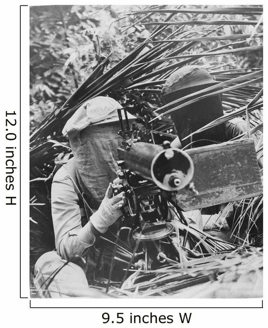 Machine Gunners Caribbean Area Wall Decal