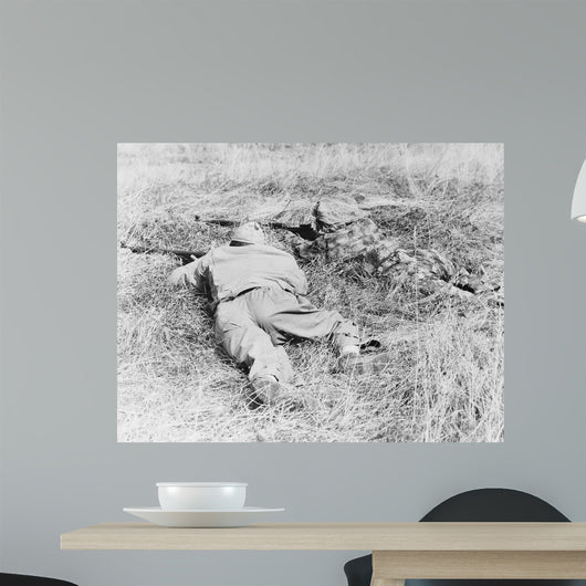 Two Snipers Blending with Wall Decal
