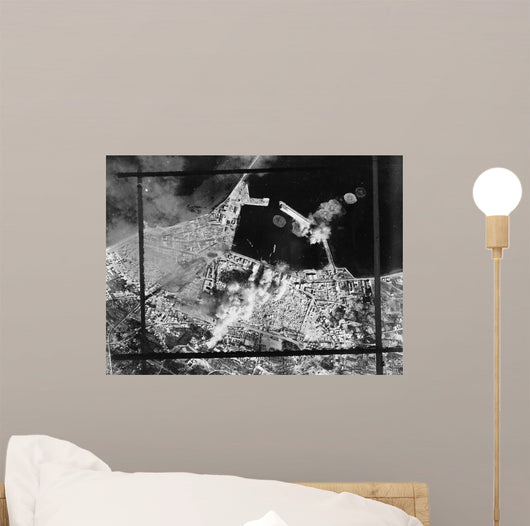 Aerial Photograph Showing Direct Wall Decal