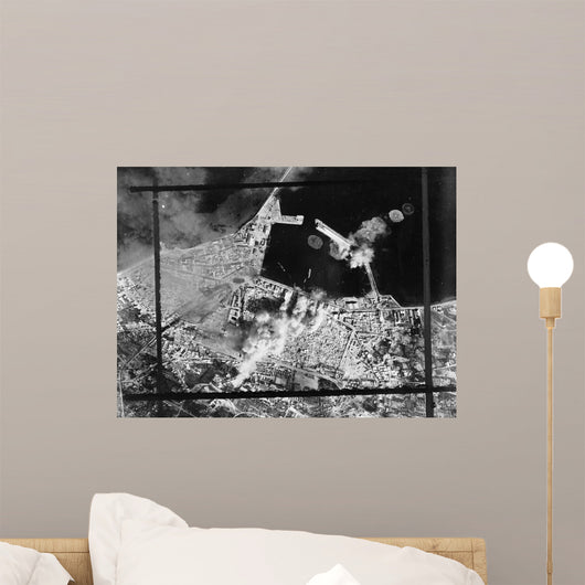 Aerial Photograph Showing Direct Wall Decal