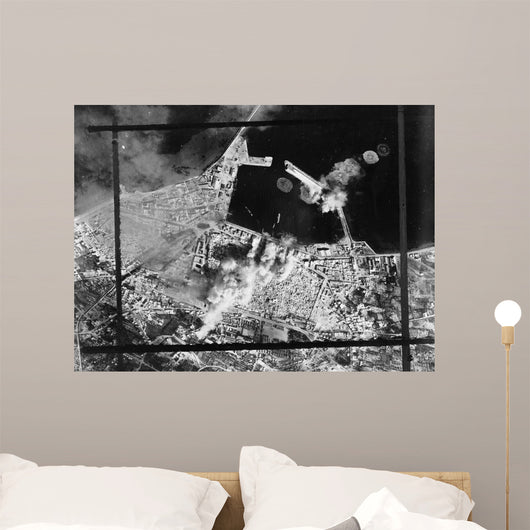 Aerial Photograph Showing Direct Wall Decal