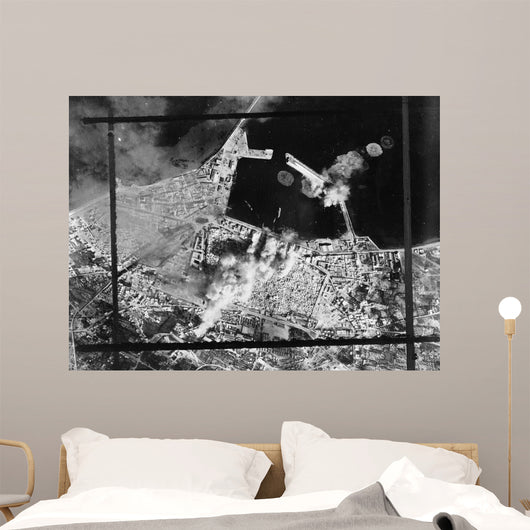Aerial Photograph Showing Direct Wall Decal