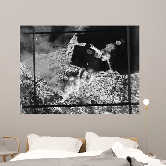 Aerial Photograph Showing Direct Wall Decal