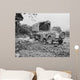 Us Military Truck with Wall Decal