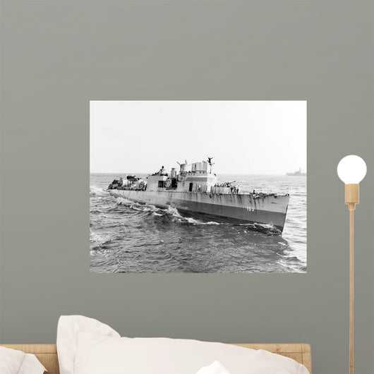 Uss Bernadou Sea during Wall Decal