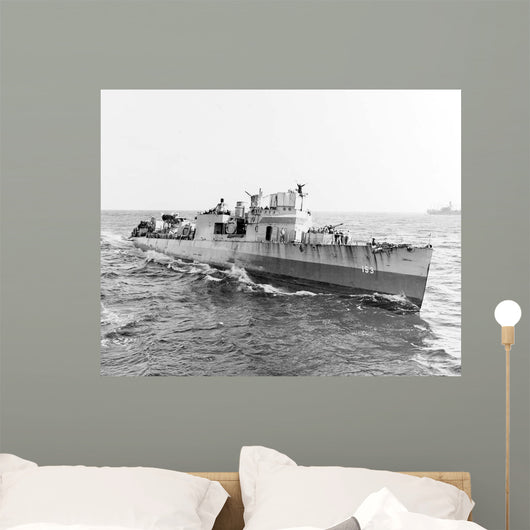 Uss Bernadou Sea during Wall Decal