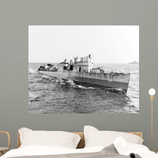 Uss Bernadou Sea during Wall Decal
