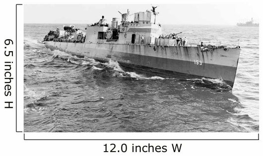 Uss Bernadou Sea during Wall Decal