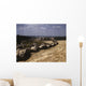 Convoy M4 Sherman and Wall Decal