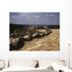 Convoy M4 Sherman and Wall Decal