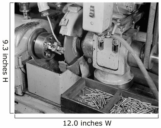 Norton Grinder Converted to Wall Decal Design 2