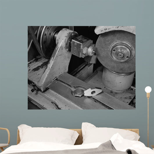 Norton Cutter-grinder Converted to Wall Decal