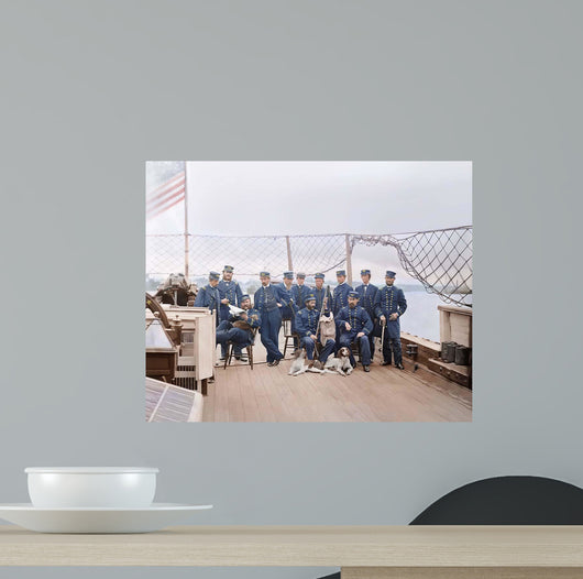 Deck Uss Monitor James Wall Decal