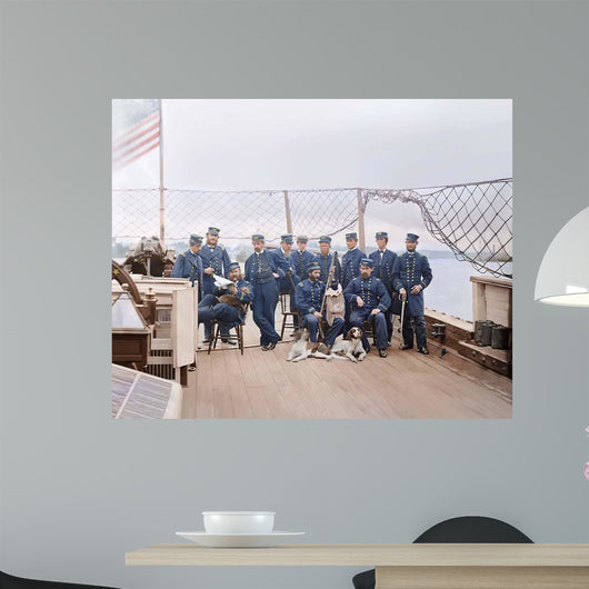 Deck Uss Monitor James Wall Decal