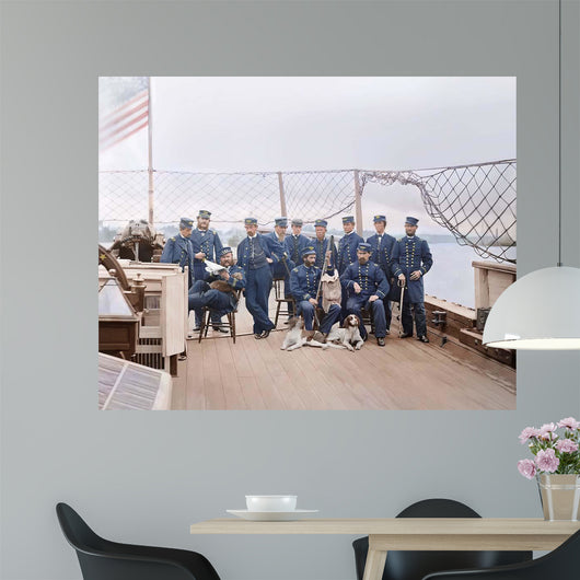 Deck Uss Monitor James Wall Decal