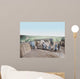 Officers Operating Cannon Fort Wall Decal