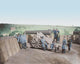 Officers Operating Cannon Fort Wall Decal