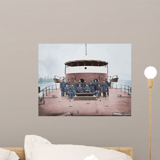 Officers Board Monitor Uss Wall Decal