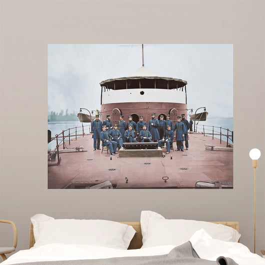 Officers Board Monitor Uss Wall Decal