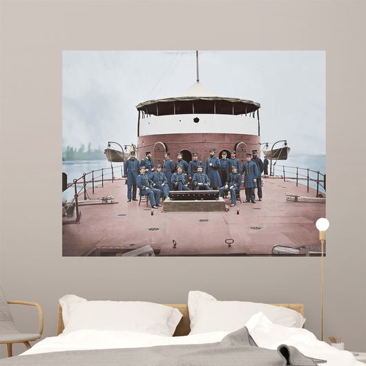 Officers Board Monitor Uss Wall Decal