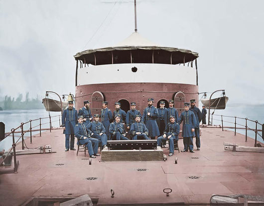 Officers Board Monitor Uss Wall Decal