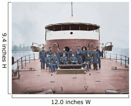 Officers Board Monitor Uss Wall Decal