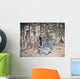 Camp Scene during American Wall Decal