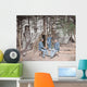 Camp Scene during American Wall Decal