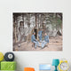 Camp Scene during American Wall Decal