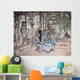 Camp Scene during American Wall Decal