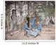 Camp Scene during American Wall Decal