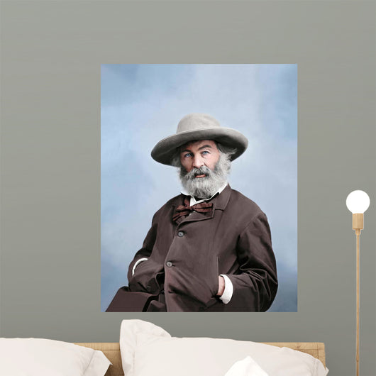 Walt Whitman Portrait circa Wall Decal Design 2