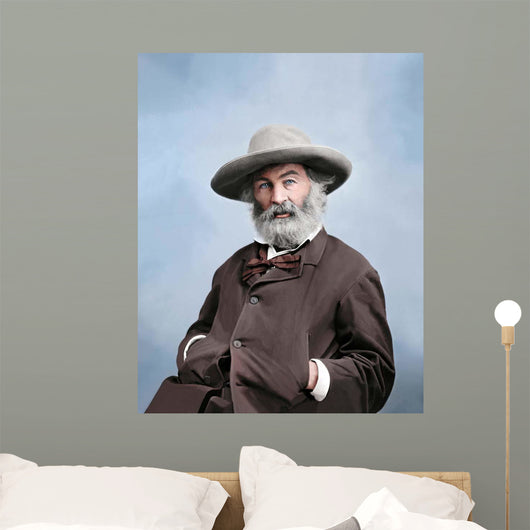 Walt Whitman Portrait circa Wall Decal Design 2