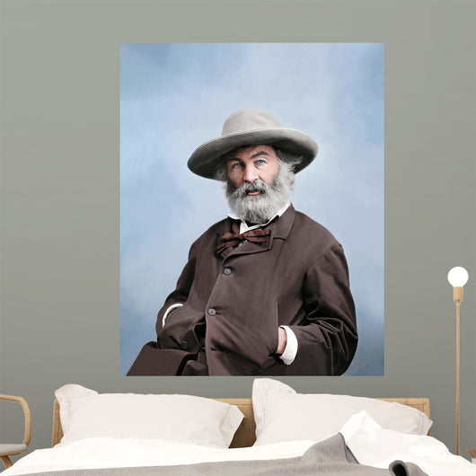 Walt Whitman Portrait circa Wall Decal Design 2