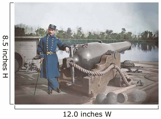 Deck Gunboat Uss Hunchback Wall Decal