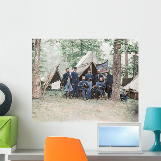 Officers from 16th Pennsylvania Wall Decal