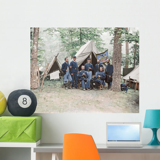 Officers from 16th Pennsylvania Wall Decal