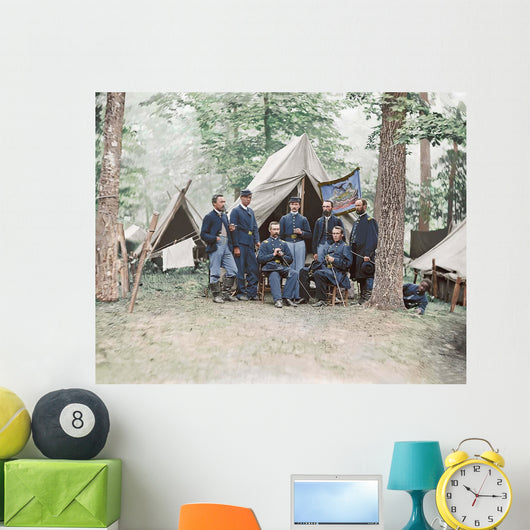 Officers from 16th Pennsylvania Wall Decal