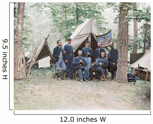 Officers from 16th Pennsylvania Wall Decal