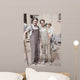 Father and Son Working Wall Decal