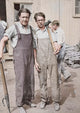 Father and Son Working Wall Decal