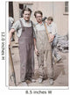 Father and Son Working Wall Decal