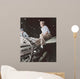 Female Riveter Working Fabrication Wall Decal